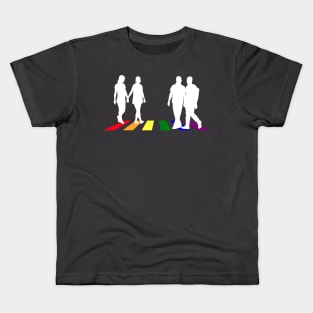 Rainbow Crossing (light version) Kids T-Shirt